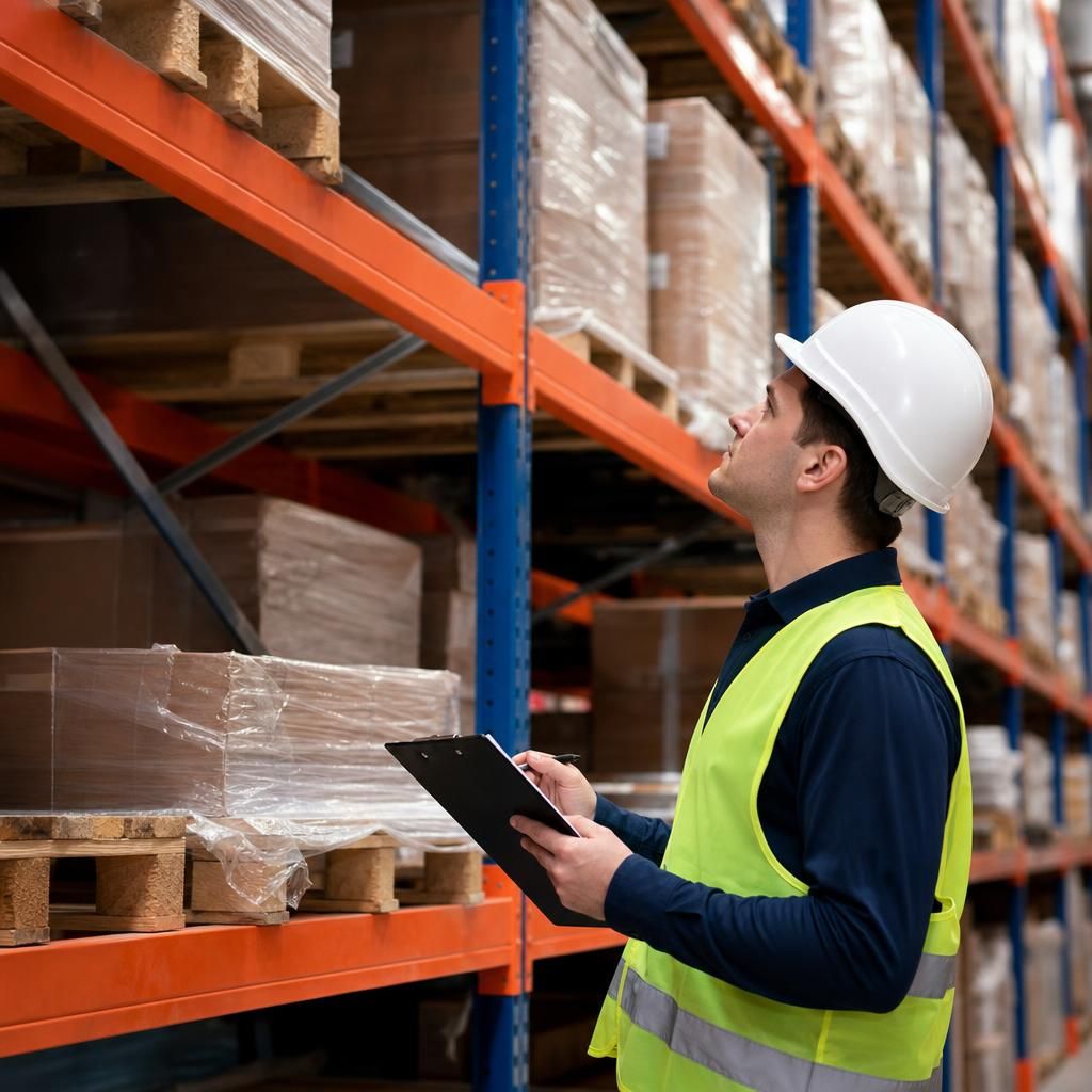 Illustration of risk identification in a warehouse setting