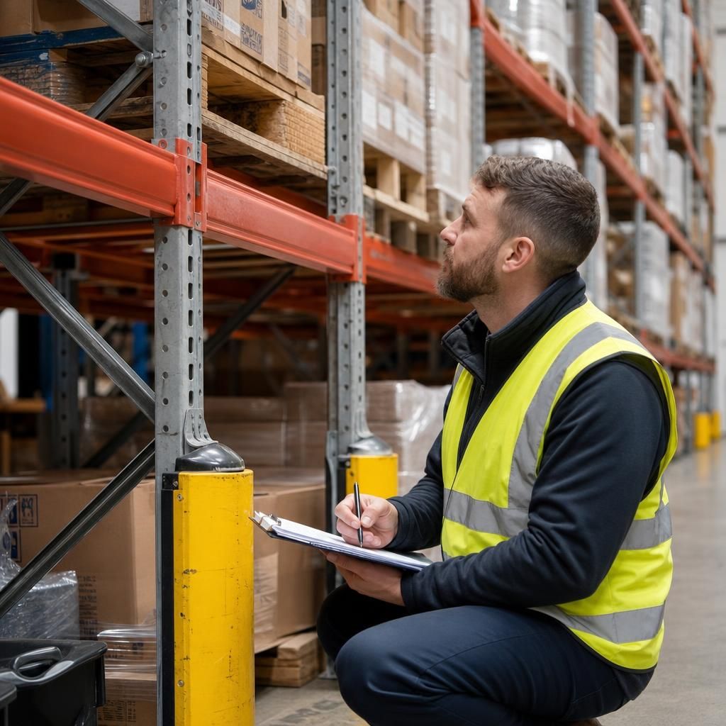 Compliance document for warehouse racking