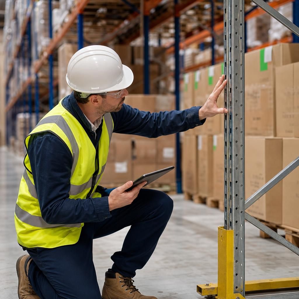 Digital learning module for racking inspection courses