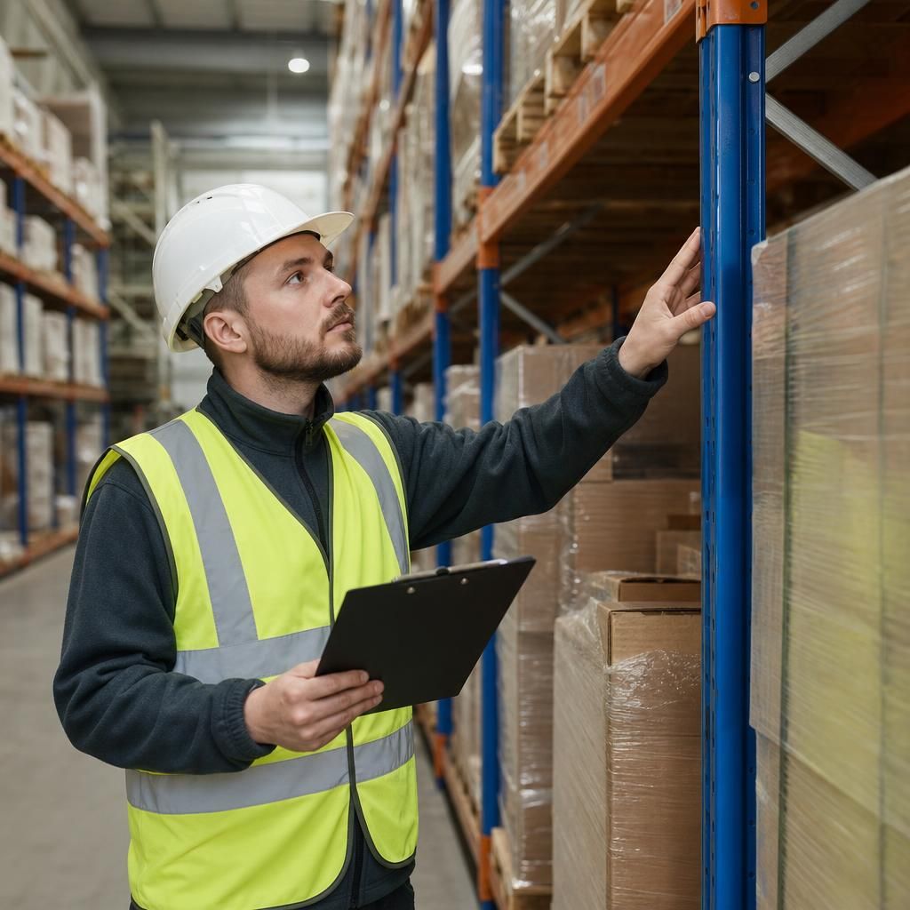 Warehouse racking inspection