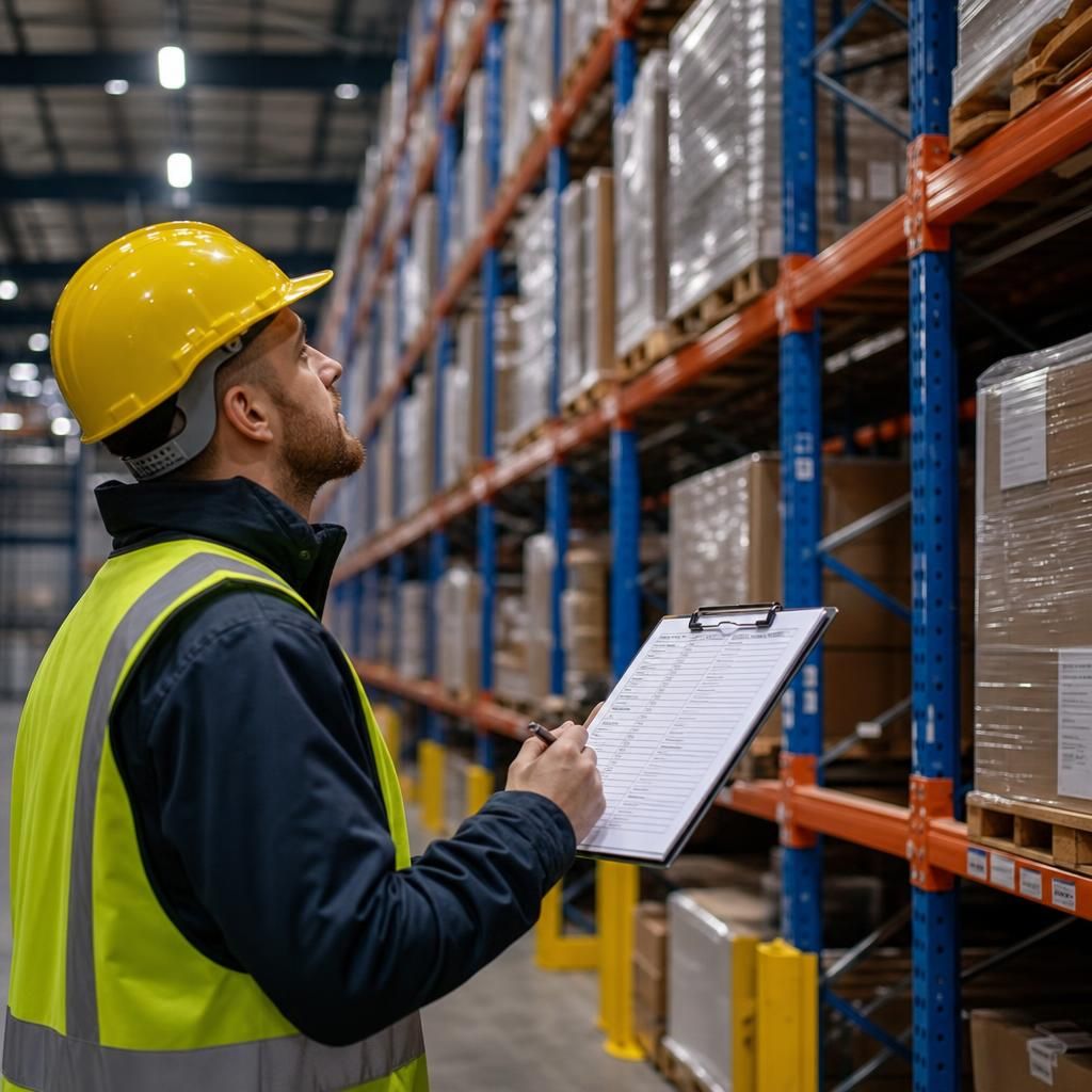 Checklist for compliance in warehouse settings