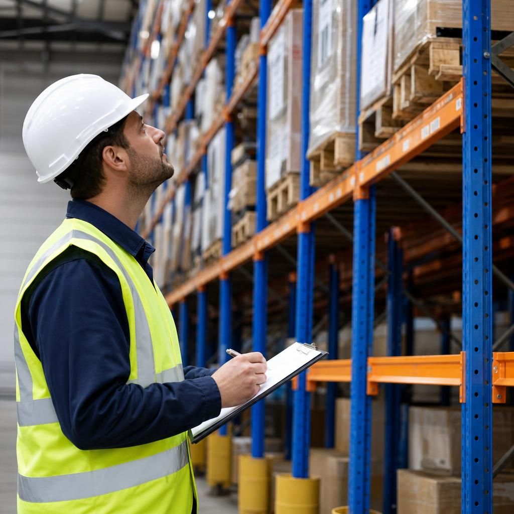 Detailed checklist for racking inspection