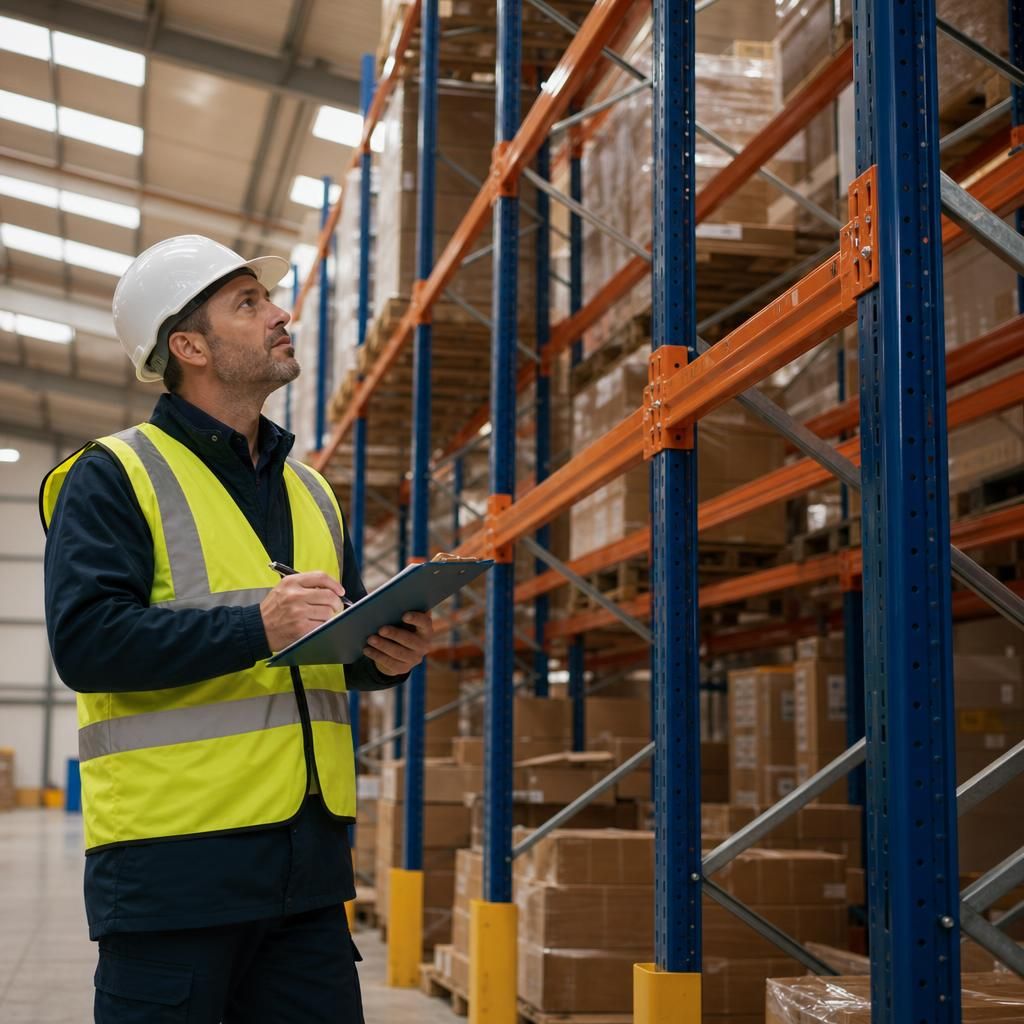 QR code system for tracking warehouse inspections