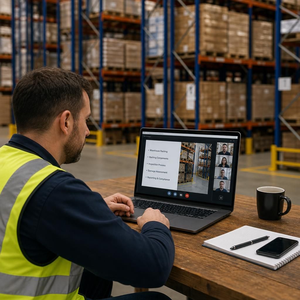 Digital tools for racking inspection record-keeping