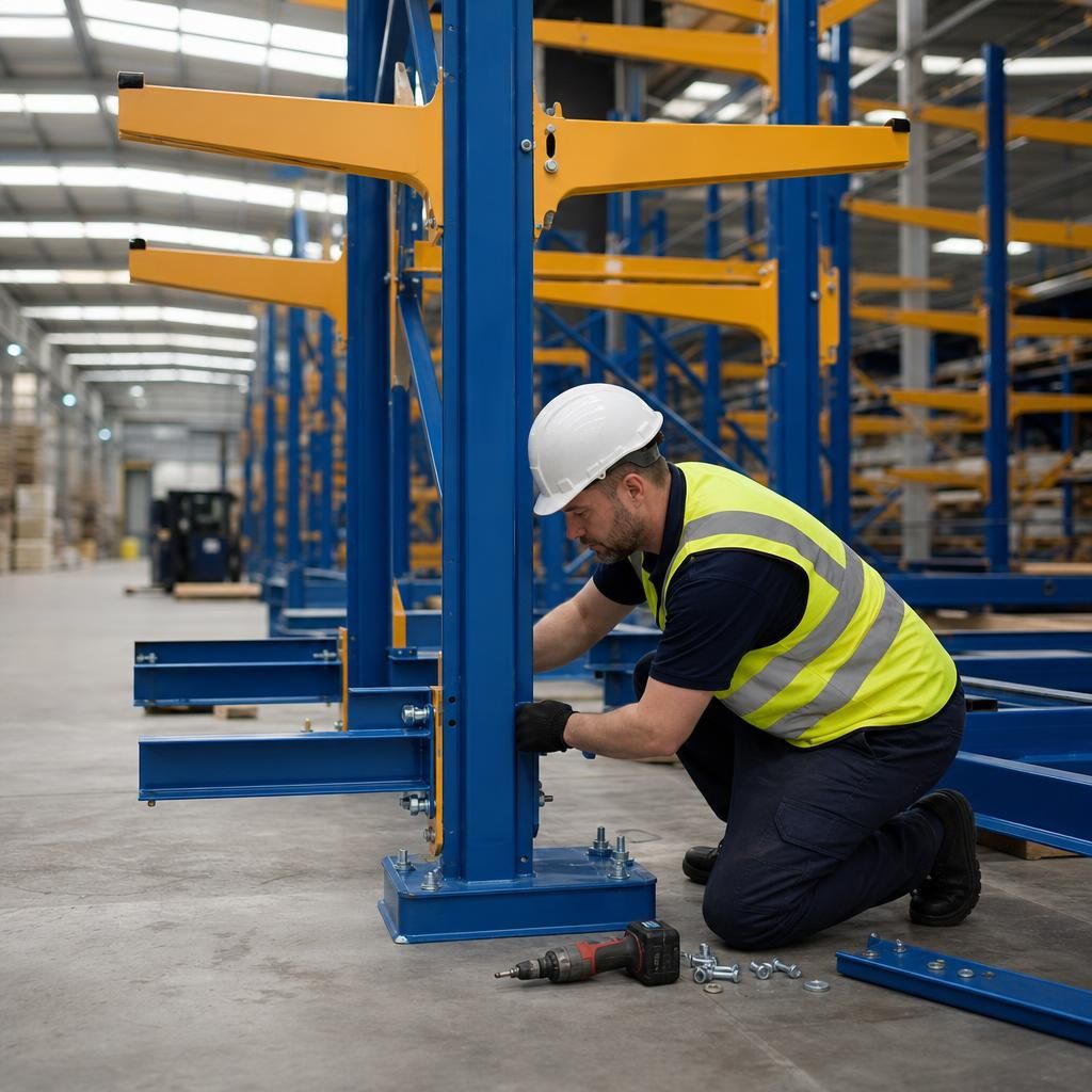 Assessment of load capacity on cantilever racks