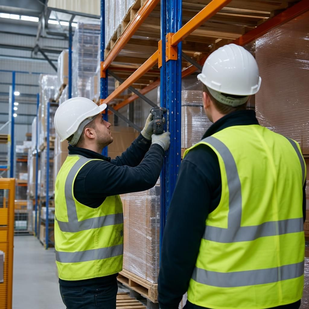 Warehouse racking installation techniques