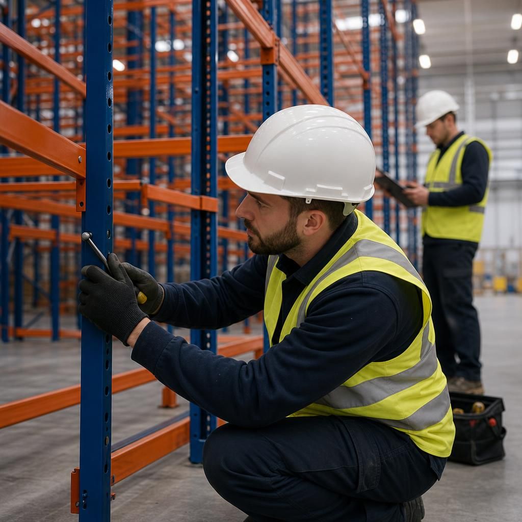 Preventative care in warehouse racking maintenance