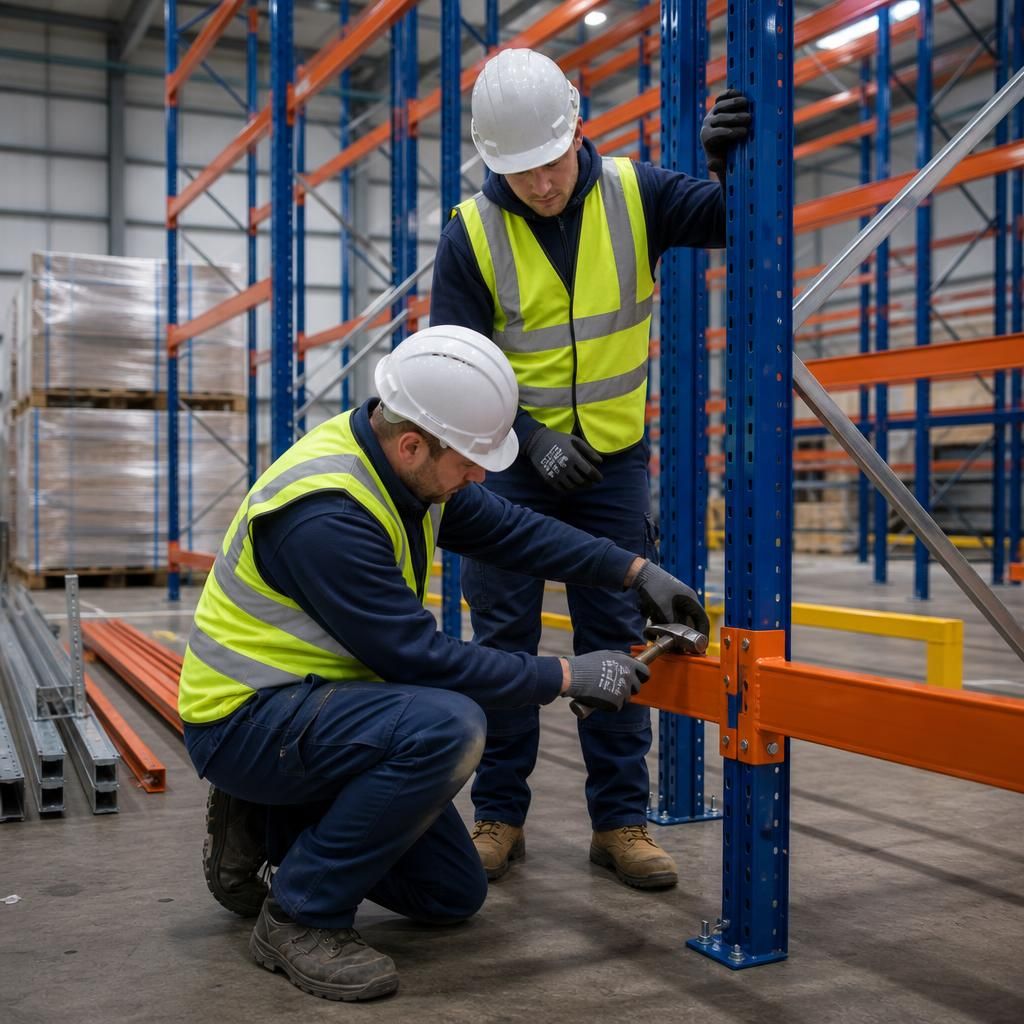 Safety compliance in racking installation