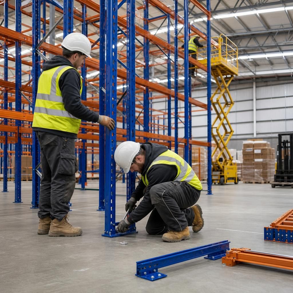 Warehouse racking components