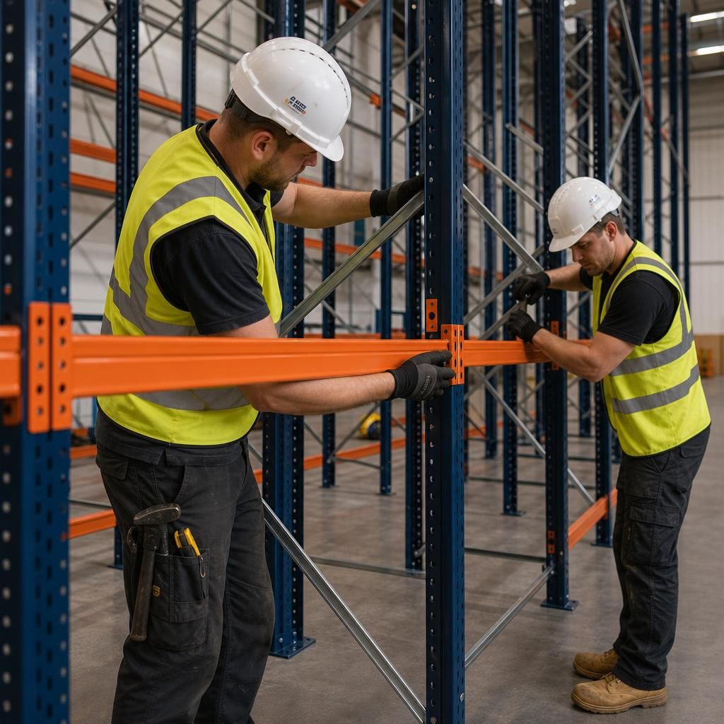 Team training for racking installation