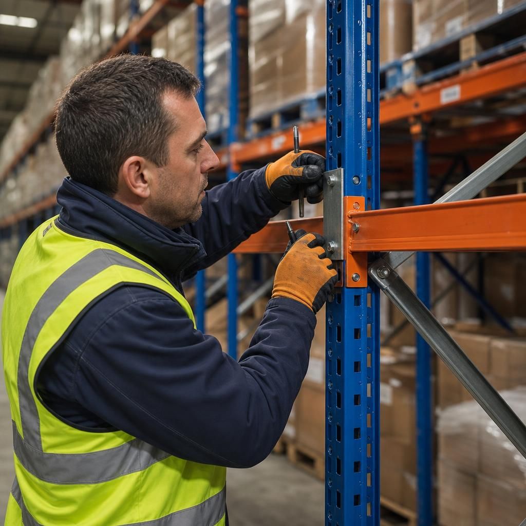 Inspection of racking beams