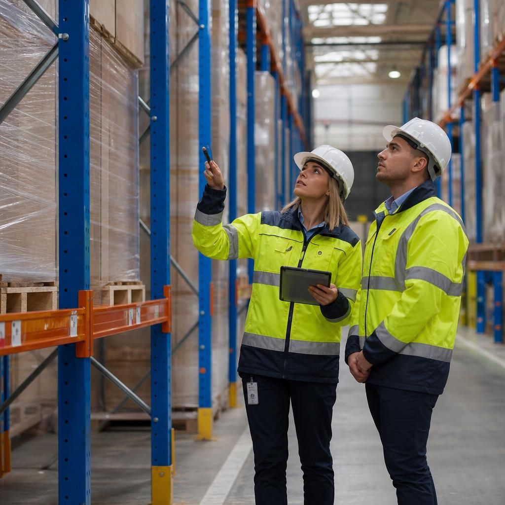 Warehouse safety training session