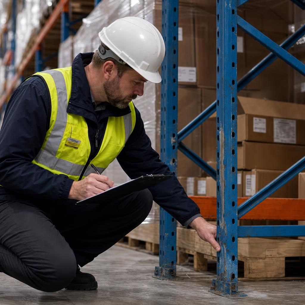Warehouse racking inspection