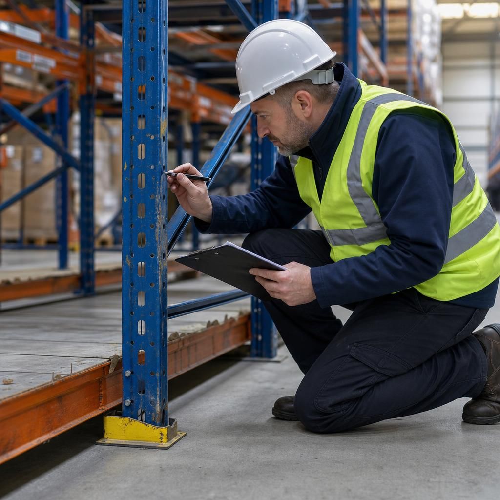 Trained racking inspector
