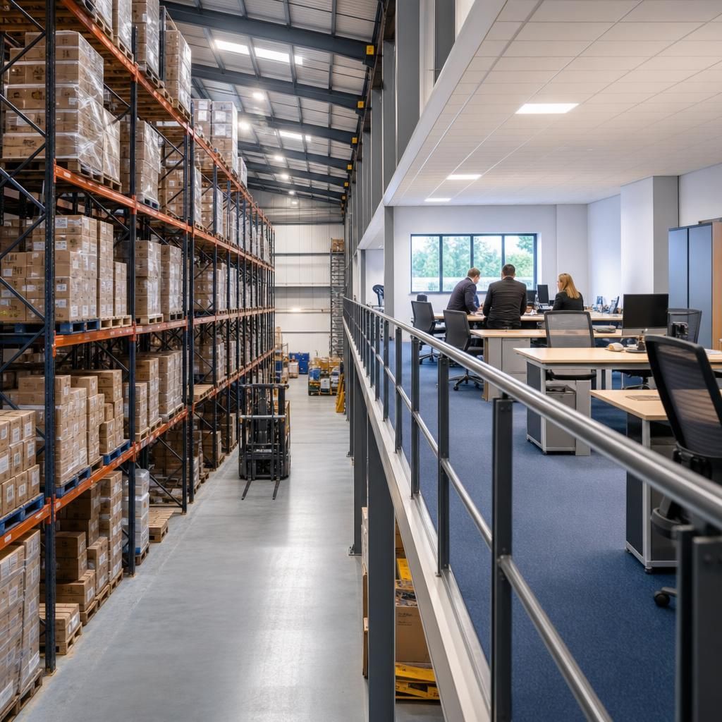 Mezzanine in Warehouse