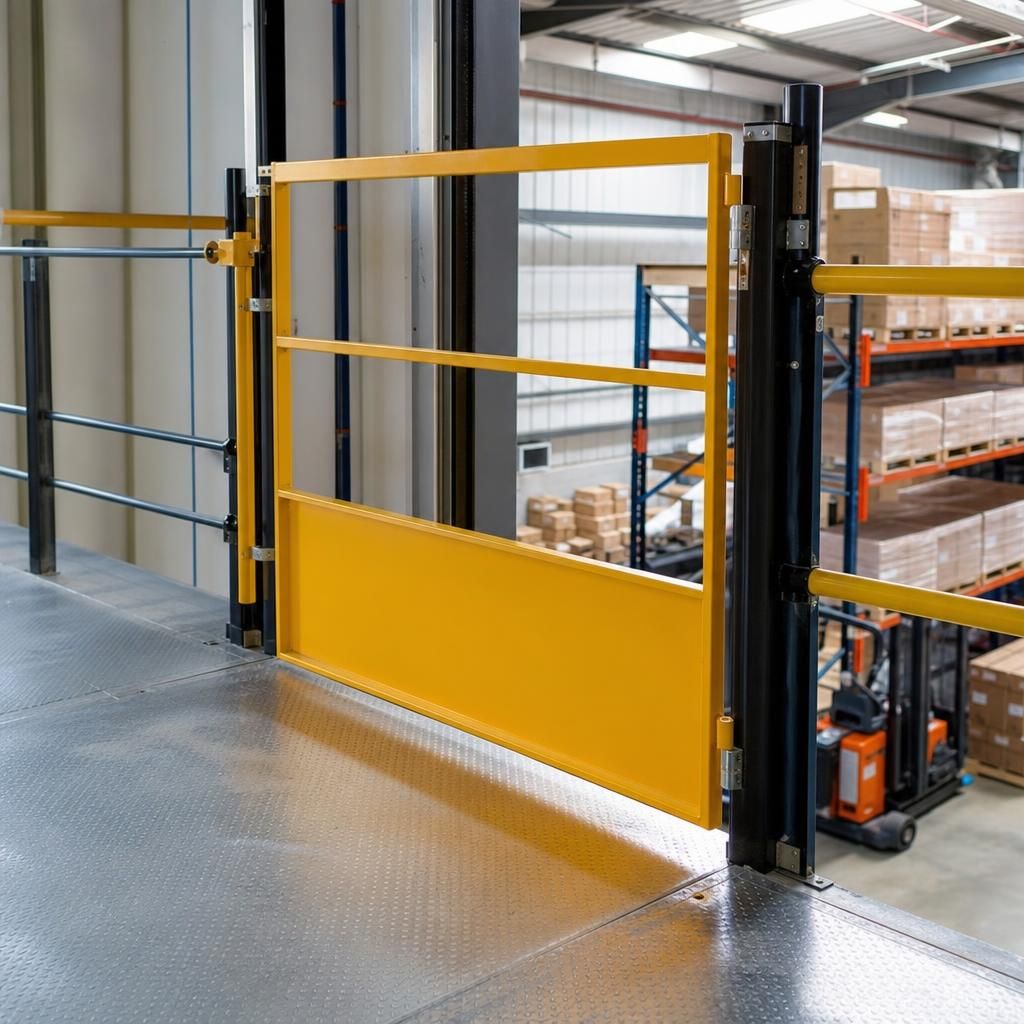 Sliding Mezzanine Gate