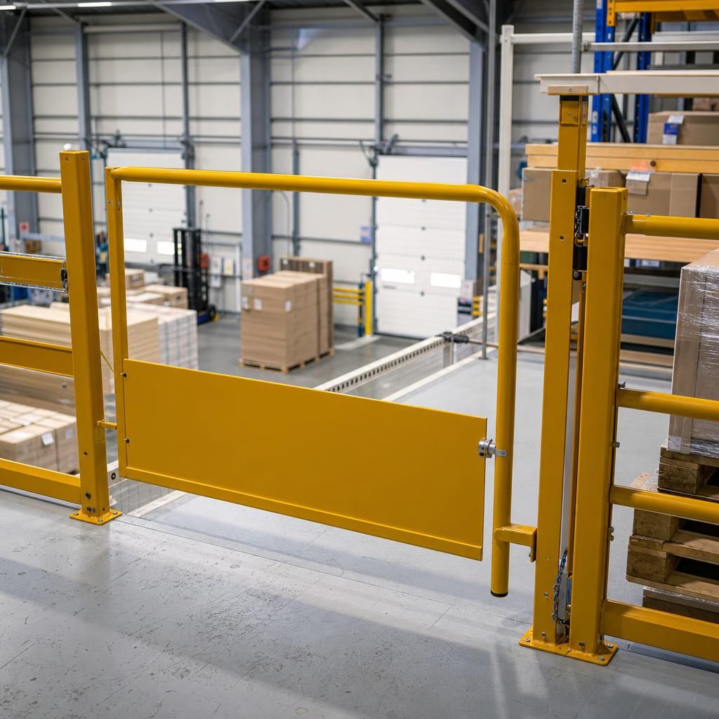 Custom Mezzanine Gate Design