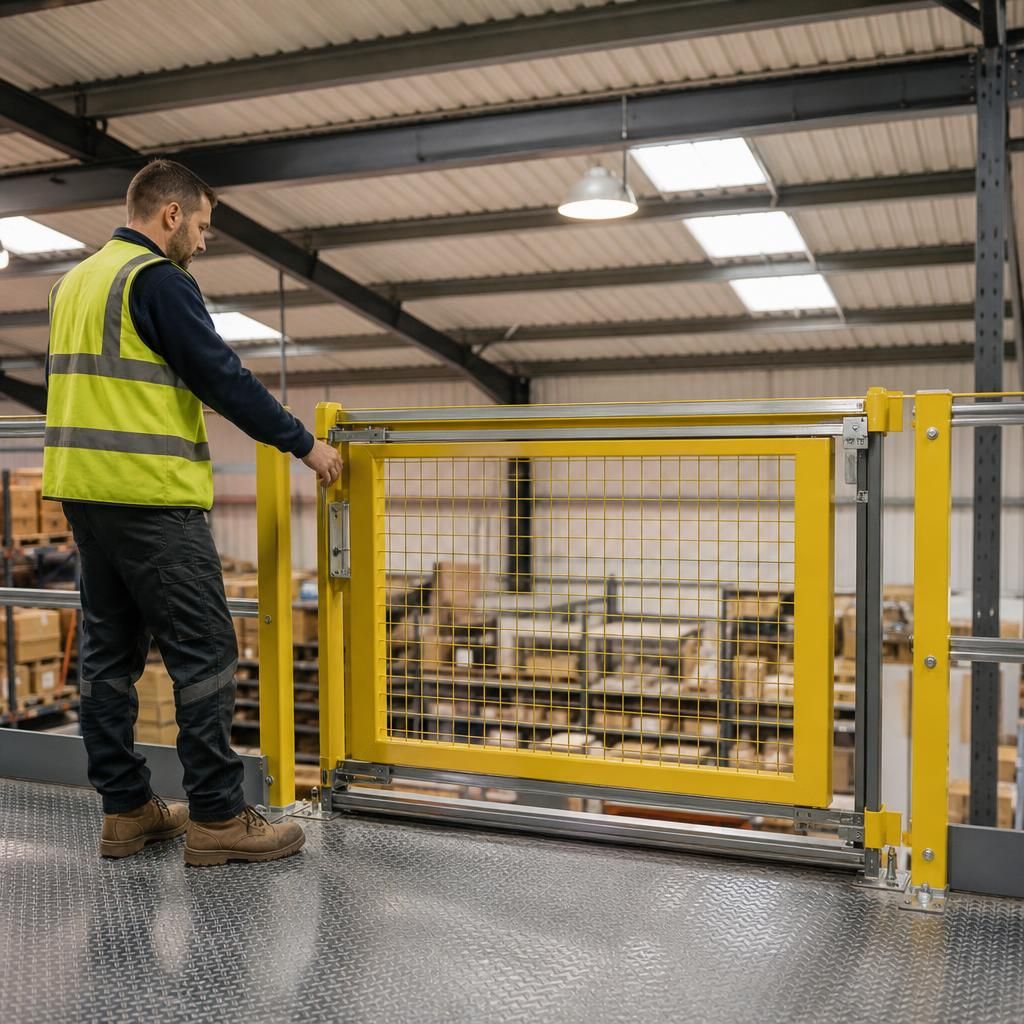 Durable materials used in mezzanine sliding gates