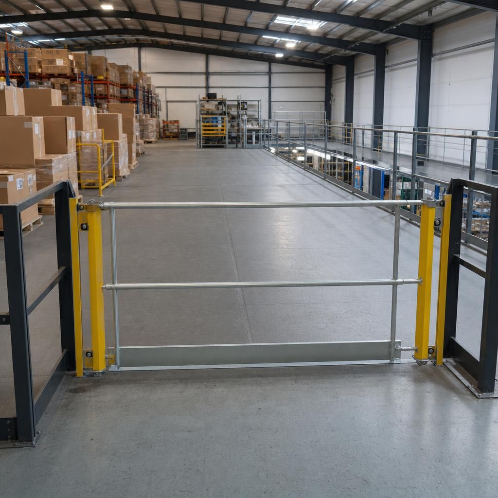 Basic mezzanine setup without customised safety solutions