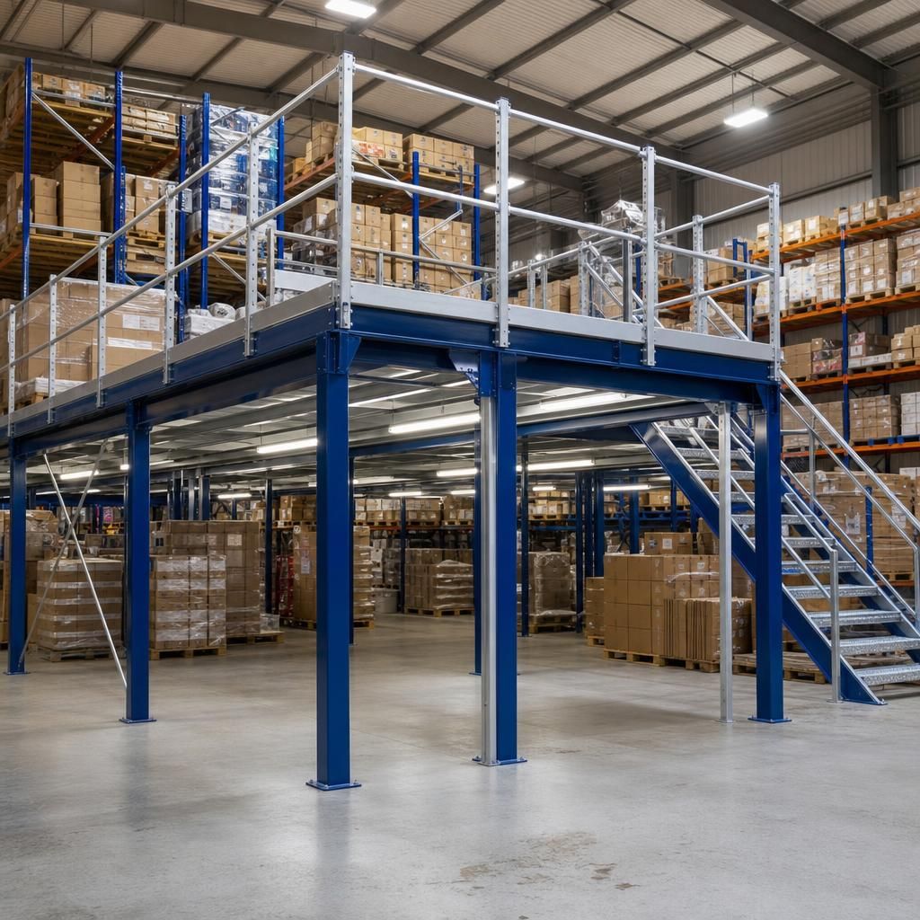 Customisable mezzanine frame design