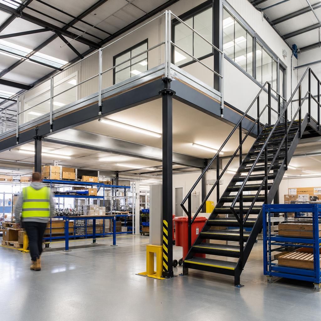 Retail mezzanine floor