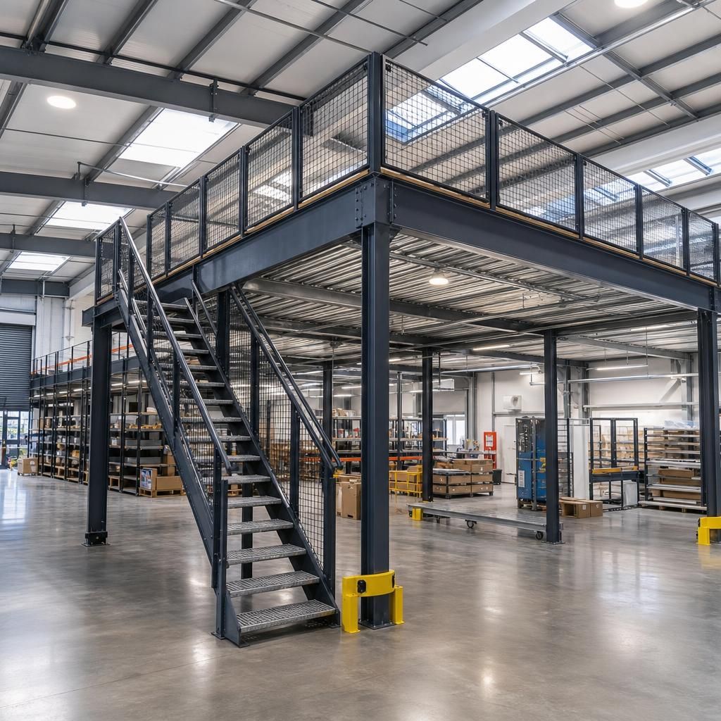 Customisation options for mezzanine flooring