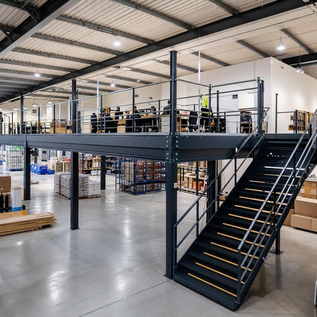 Multi-tiered mezzanine system