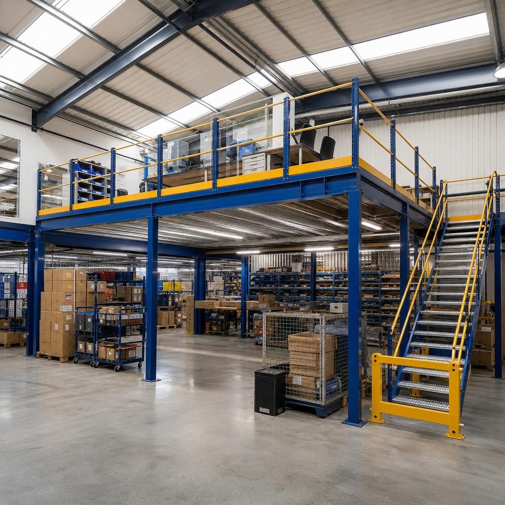 Mezzanine installation process