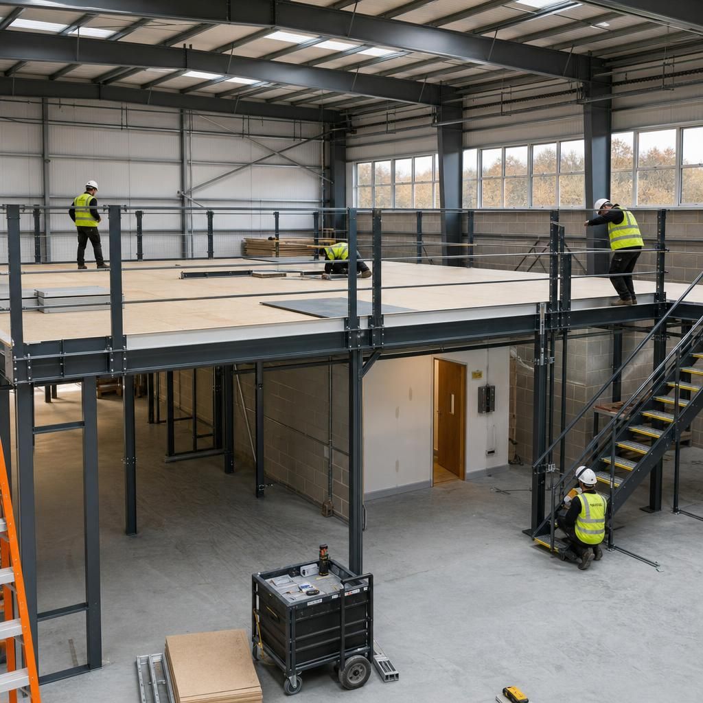 Custom mezzanine design plans