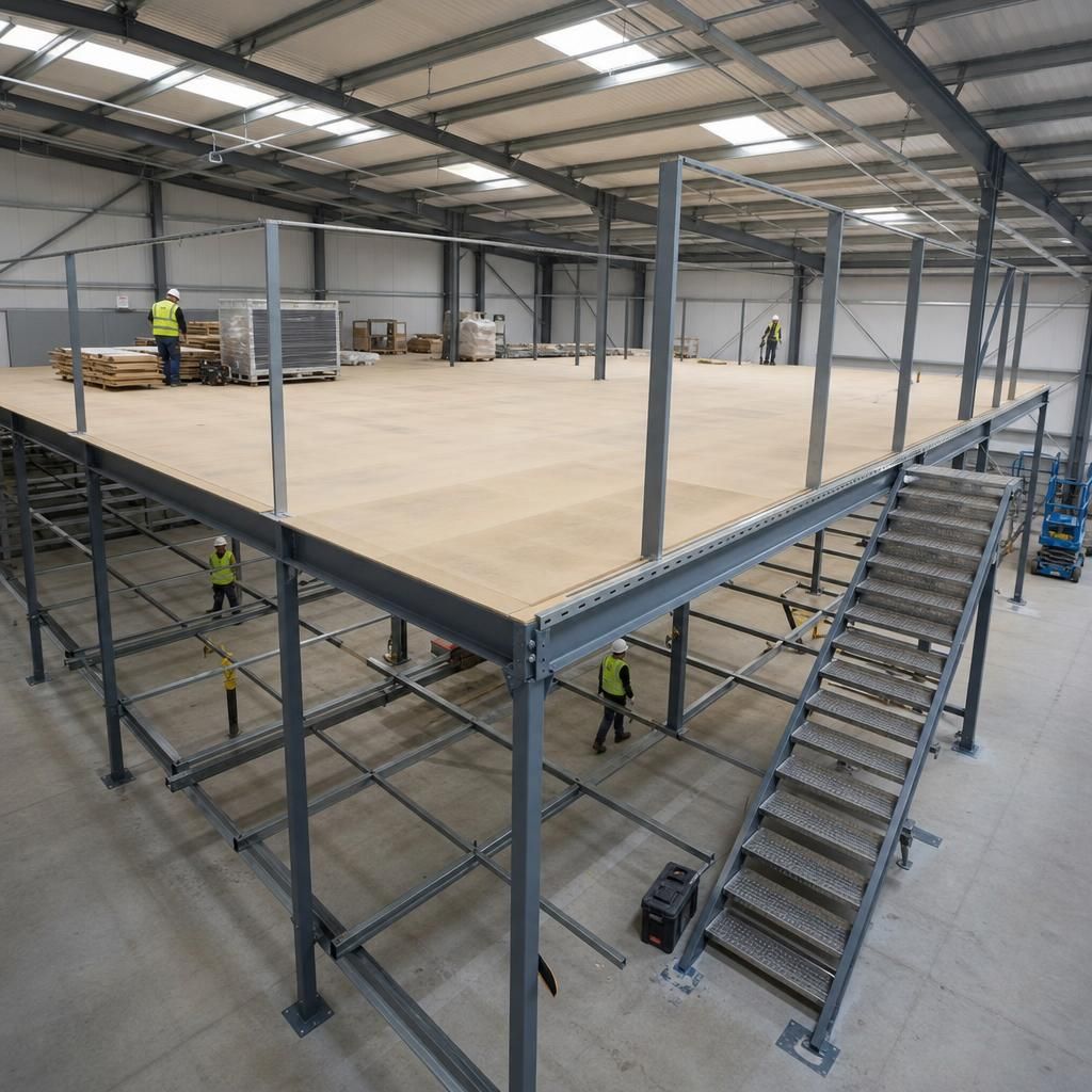 Workflow on a mezzanine