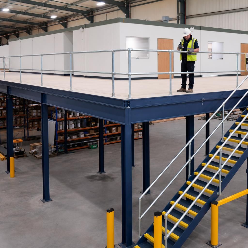 Maintenance of a mezzanine floor