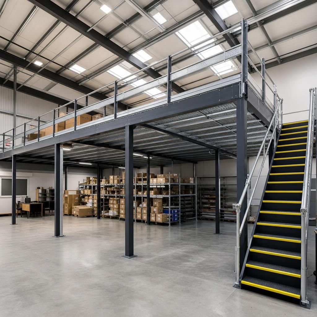 Warehouse area before mezzanine installation