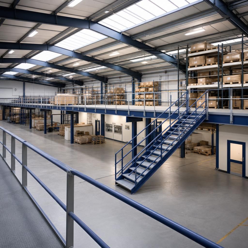 Ongoing mezzanine construction