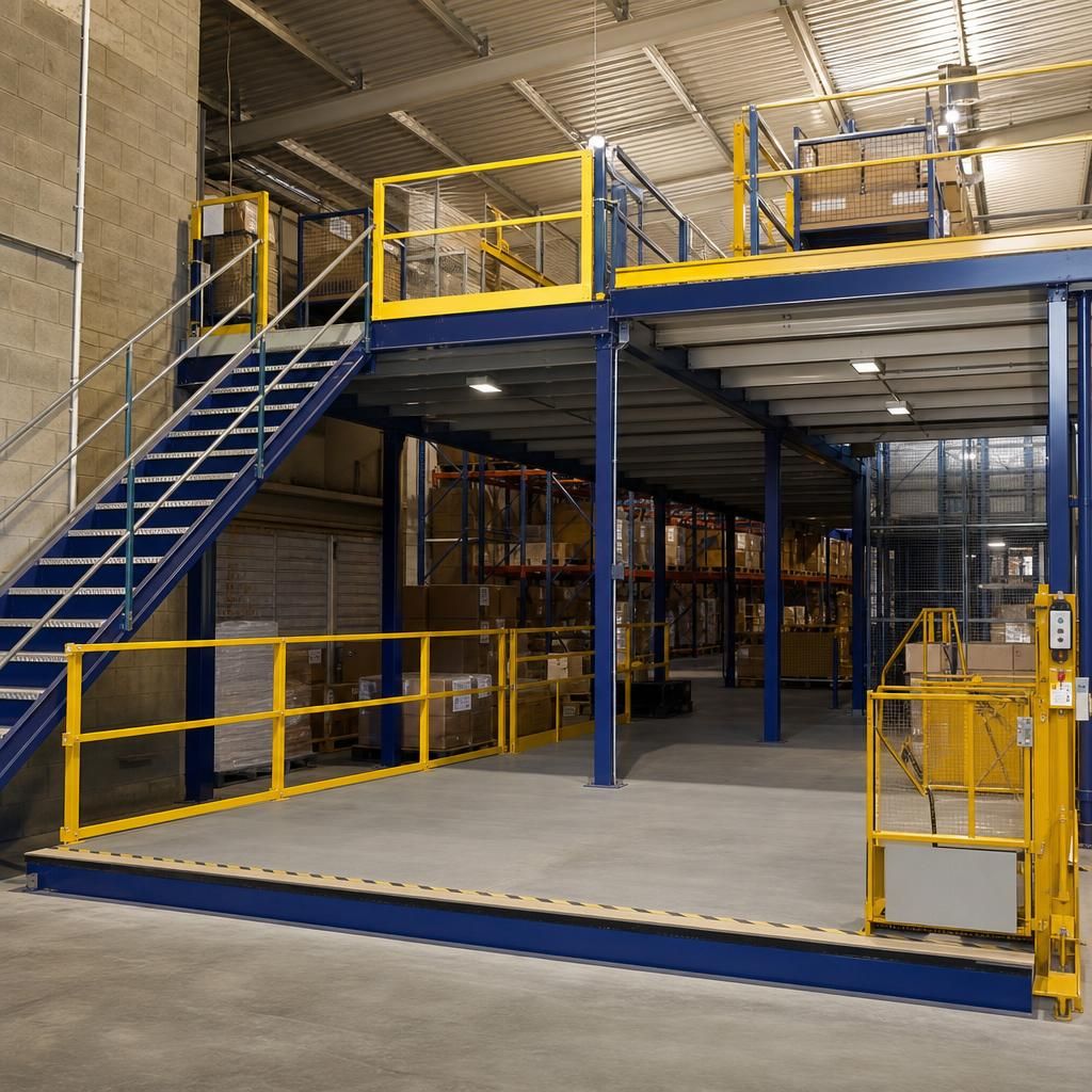 Outdated freight lift system