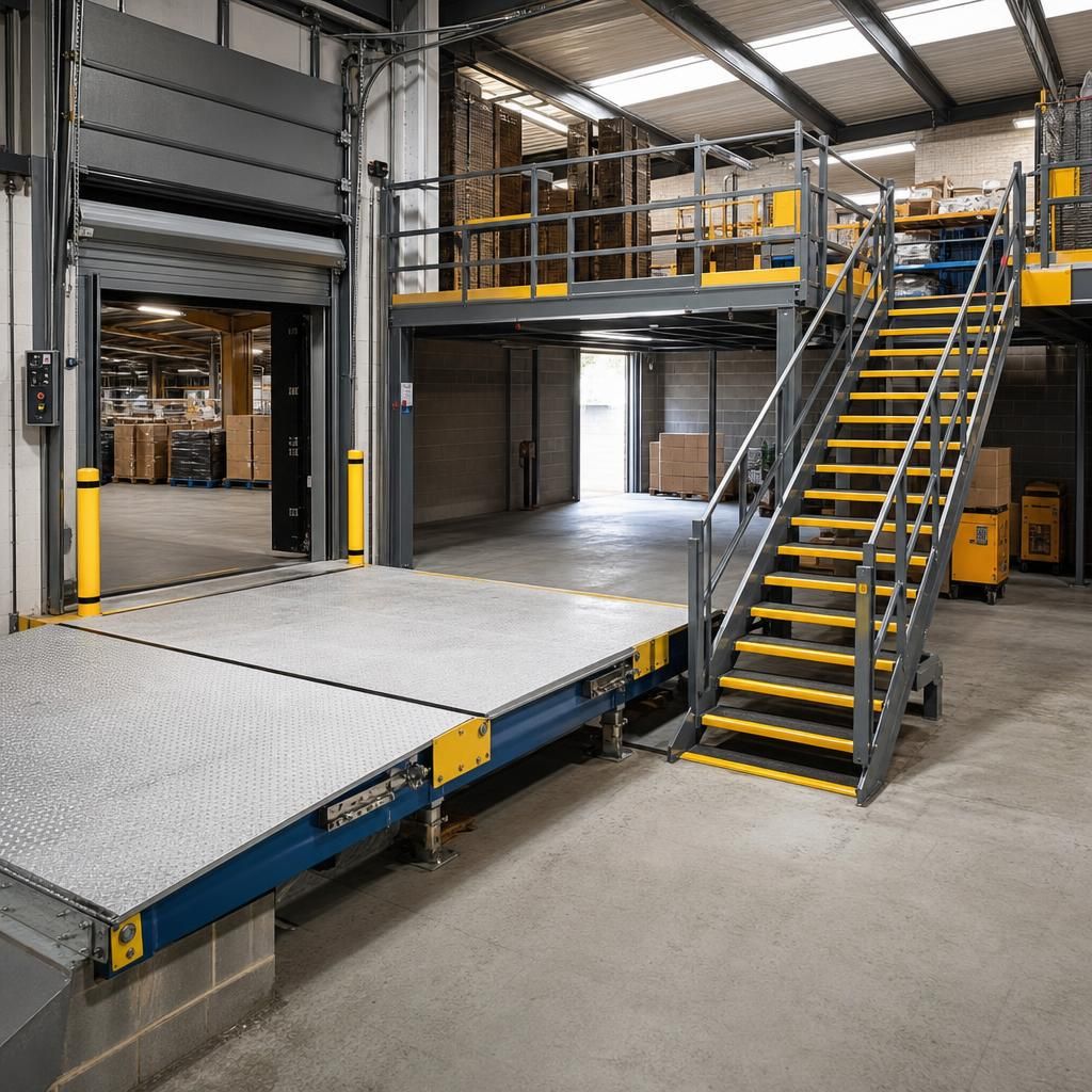 Warehouse before mezzanine installation