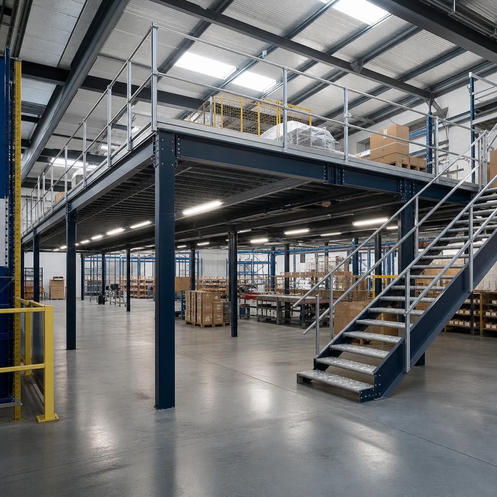 Customisable mezzanine floor design
