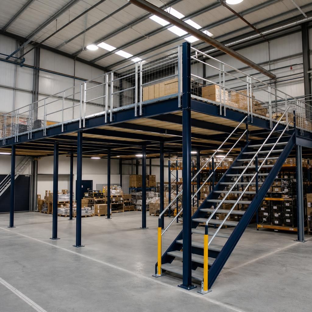 Optimisation of vertical space in a warehouse