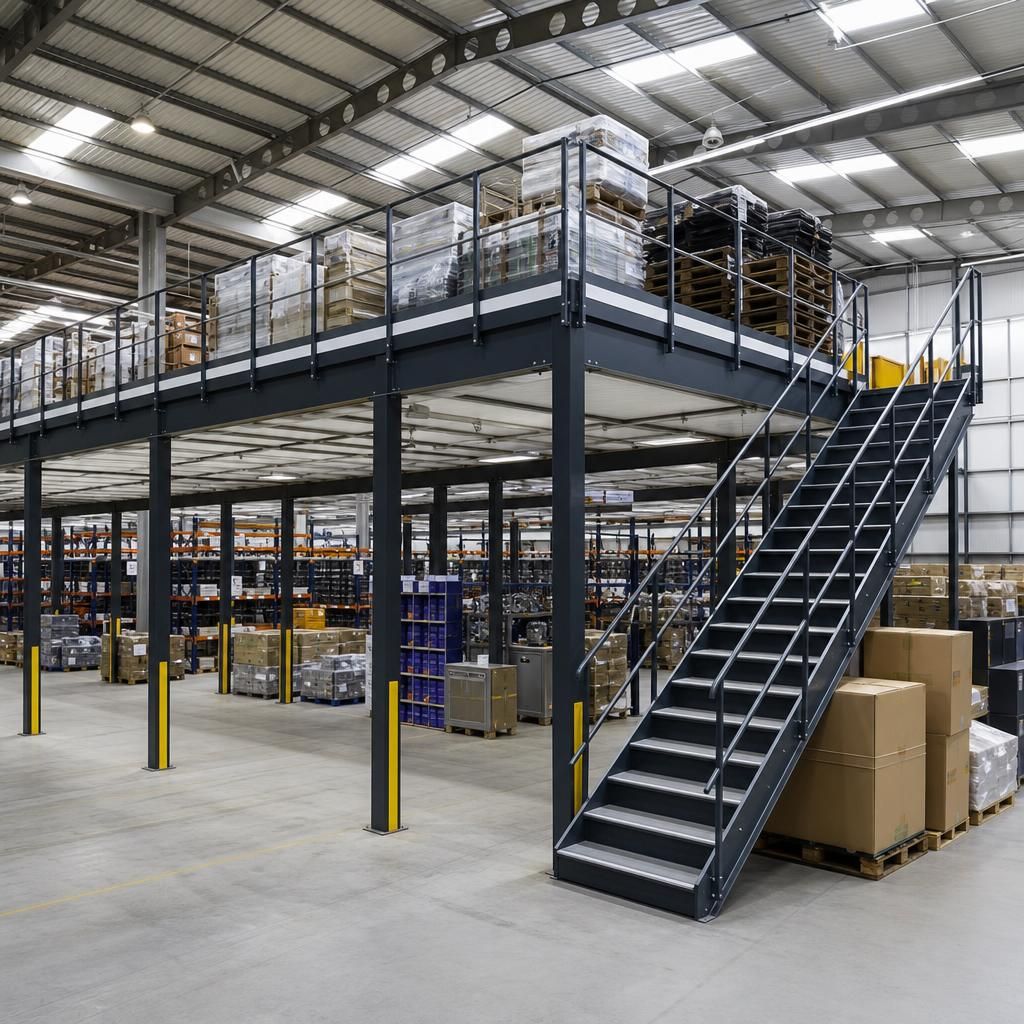 Integration of Mezzanine with Warehouse Infrastructure