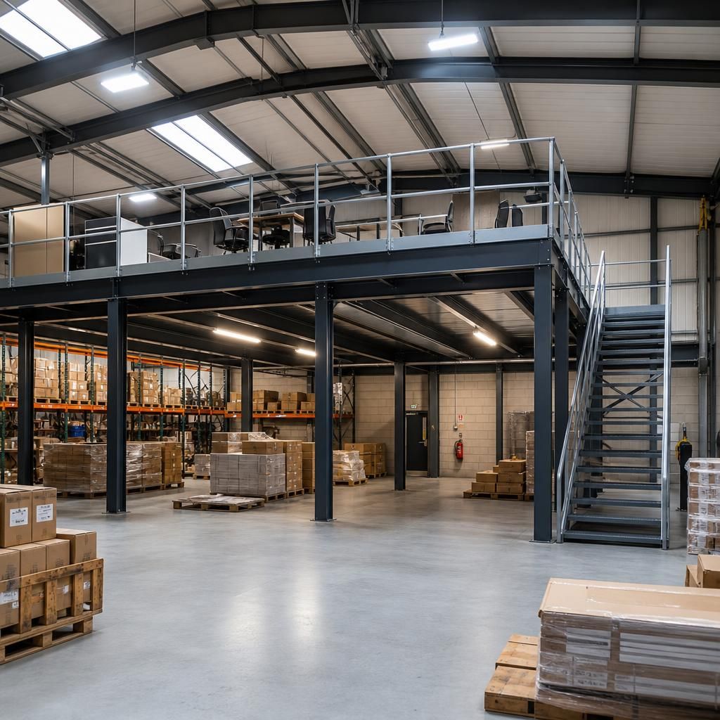 Mezzanine floor with custom design