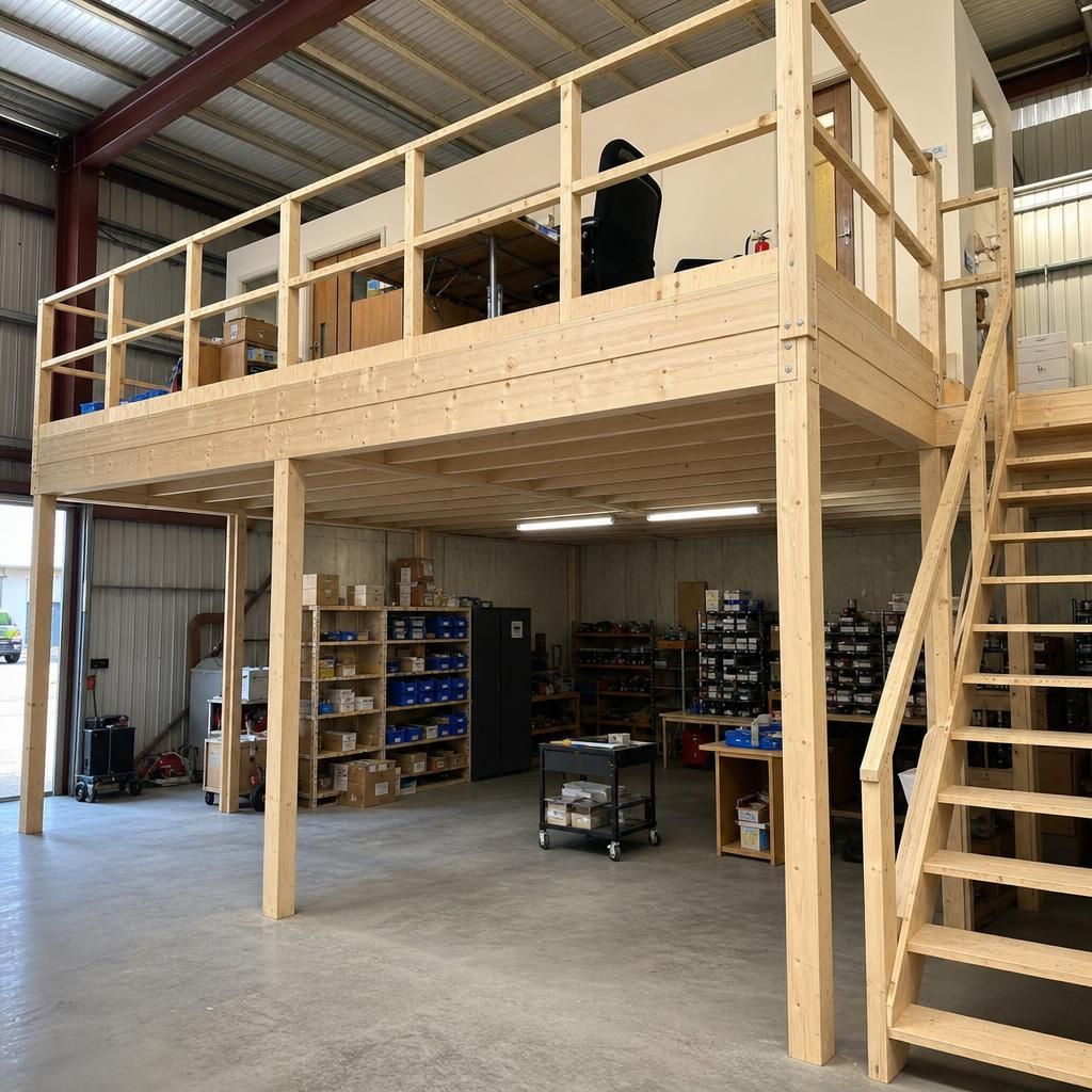Acoustic advantages of timber mezzanines